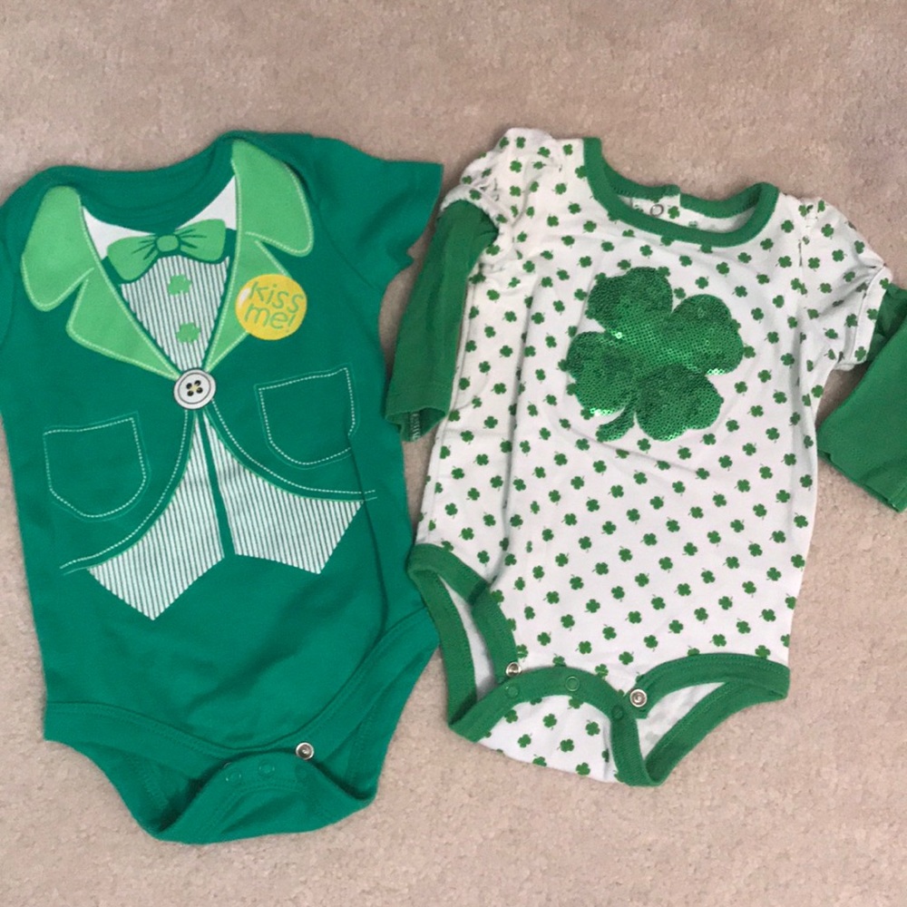 St. Patrick’s Day 3 month baby bundle